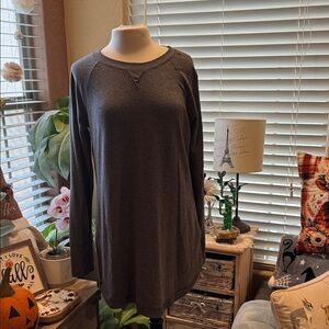 Tek Gear xtra long Gray Long sleeve lightweight sweatshirt